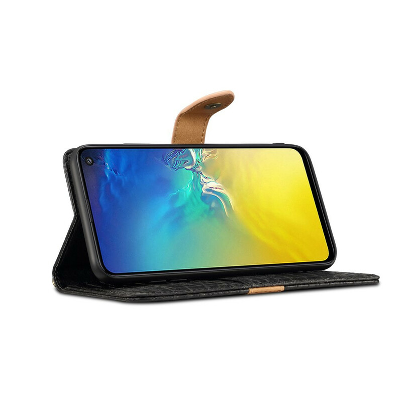Samsung Galaxy S10e Kroko-Hülle und Gürtel