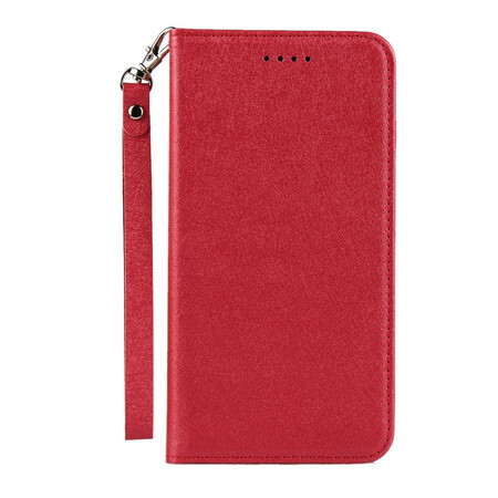 Flip Cover Samsung Galaxy S10e Style Weiches Leder mit Riemen