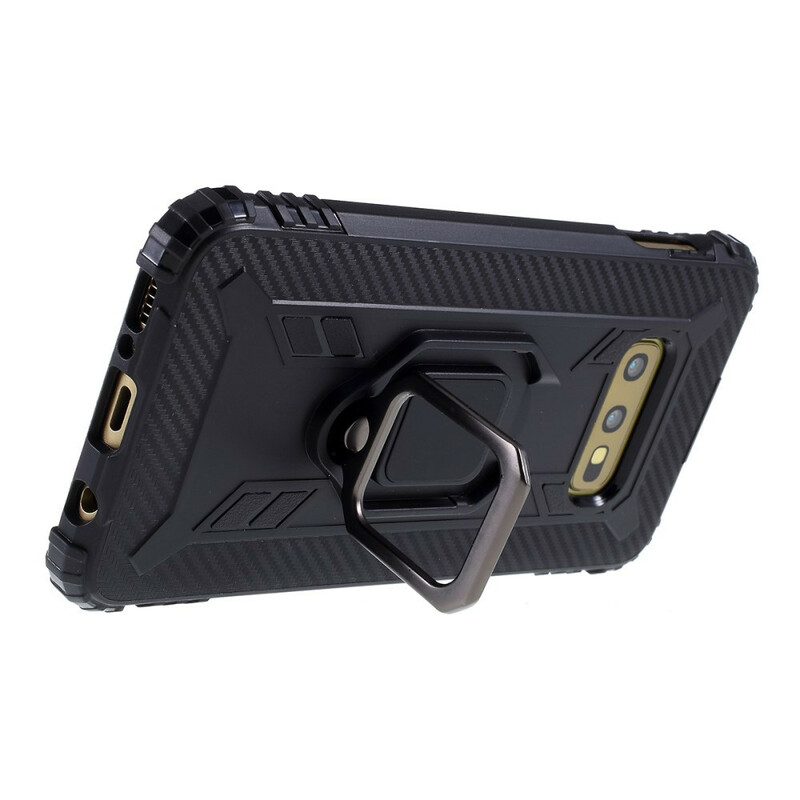 Samsung Galaxy S10e Ring und Kohlefaser Cover Samsung Galaxy S10e Ring und Kohlefaser Cover