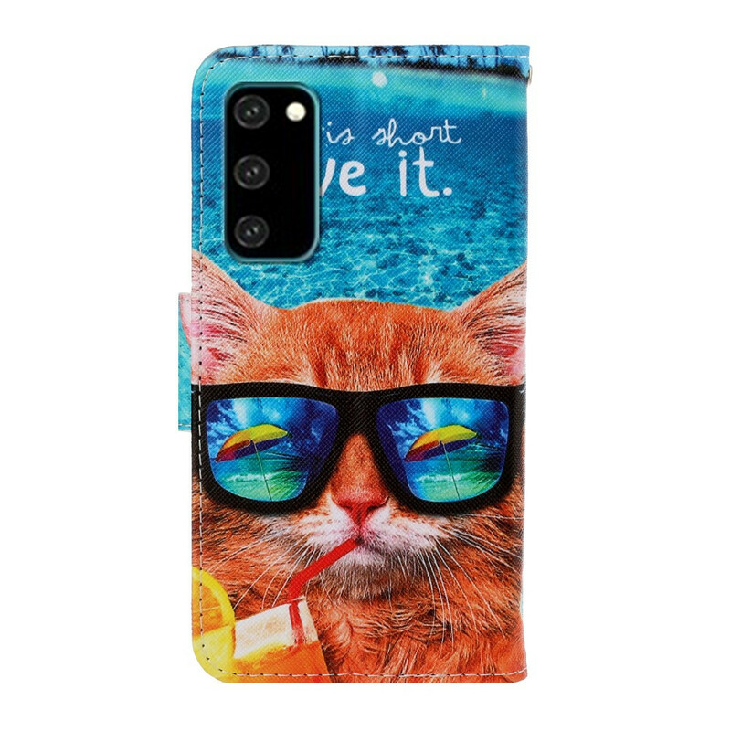 Samsung Galaxy S20 Cat Live It Tasche mit Riemen