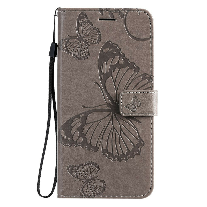 Samsung Galaxy S20 Plus Hülle Riesige Schmetterlinge mit Trageband