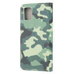 Samsung Galaxy A71 Camouflage Military Tasche