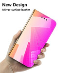 Hülle Samsung Galaxy A71 Kunstleder Cover Spiegelung