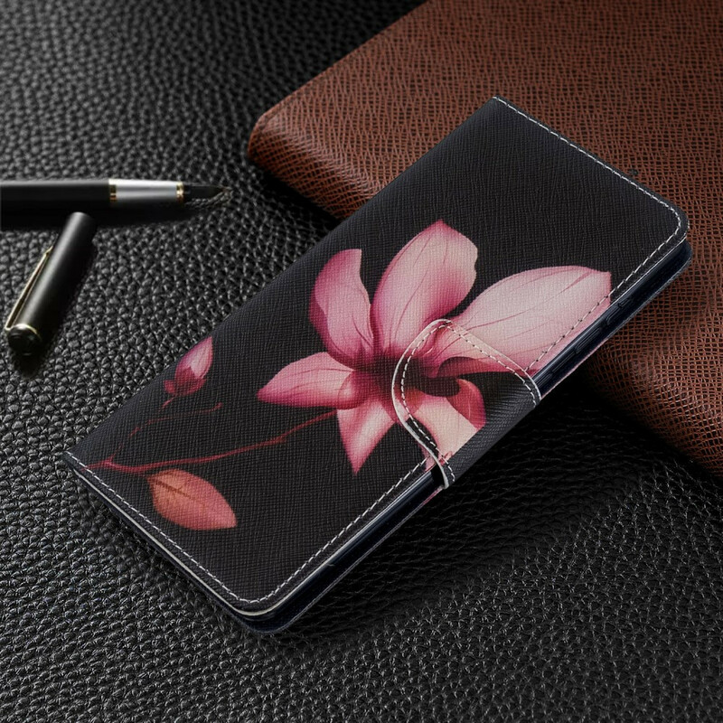 Hülle Samsung Galaxy A71 Blume Rosa