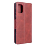 Samsung Galaxy A71 Glatt Oblique Klappe Hülle