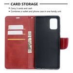 Samsung Galaxy A71 Glatt Oblique Klappe Hülle