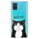 Samsung Galaxy A71 Cover Die Katze, die Nein sagt