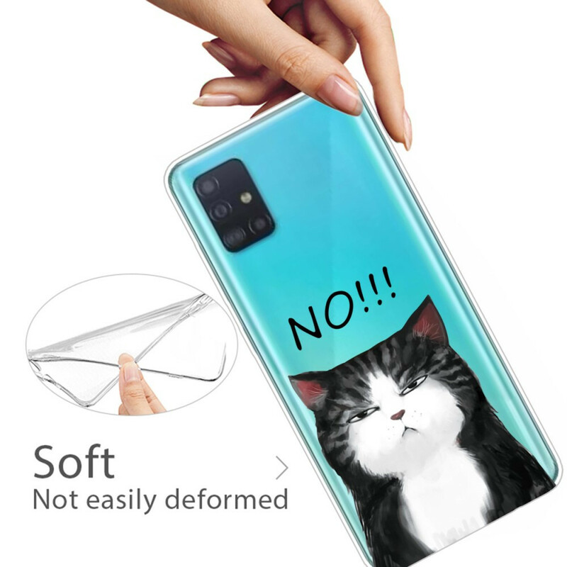Samsung Galaxy A71 Cover Die Katze, die Nein sagt