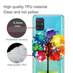 Samsung Galaxy A71 Transparent Aquarell Baum Cover
