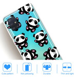 Samsung Galaxy A71 Top Pandas Fun Cover