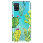 Samsung Galaxy A71 Cactus Aquarell Cover