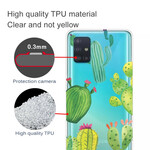 Samsung Galaxy A71 Cactus Aquarell Cover