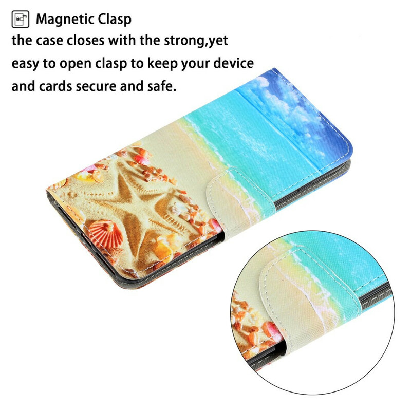 Samsung Galaxy A71 Strand Tasche mit Riemen