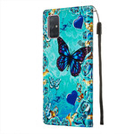 Samsung Galaxy A71 Hülle Goldene Schmetterlinge