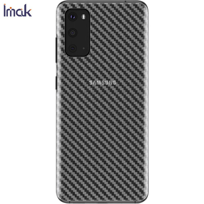 Rückseitenfolie für Samsung Galaxy S20 Style Carbon IMAK