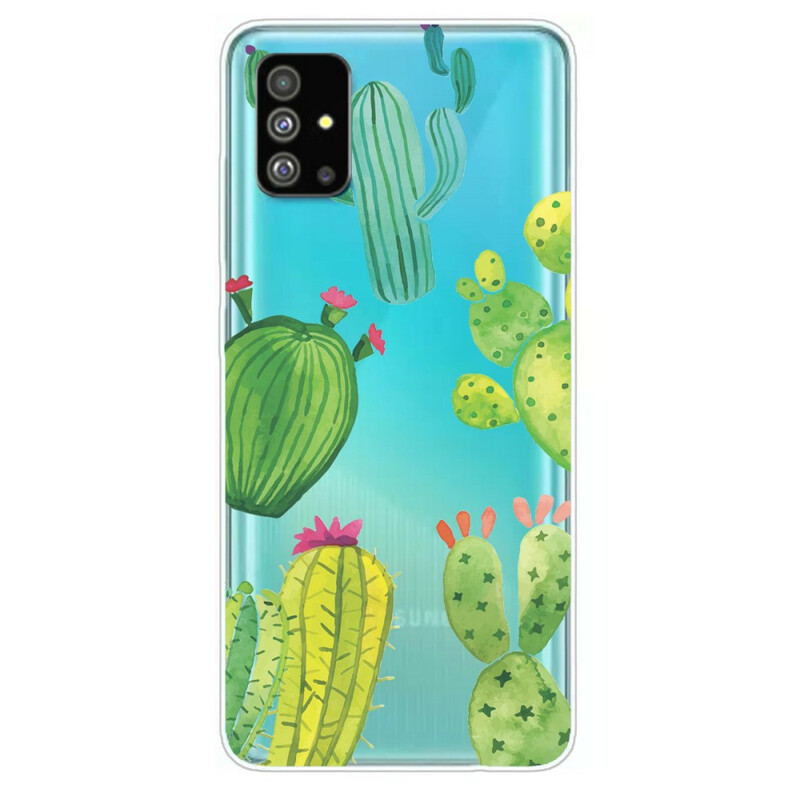 Samsung Galaxy S20 Cover Cactus Aquarell
