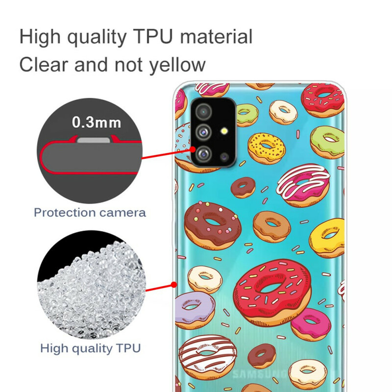 Samsung Galaxy S20 Plus Cover love Donuts
