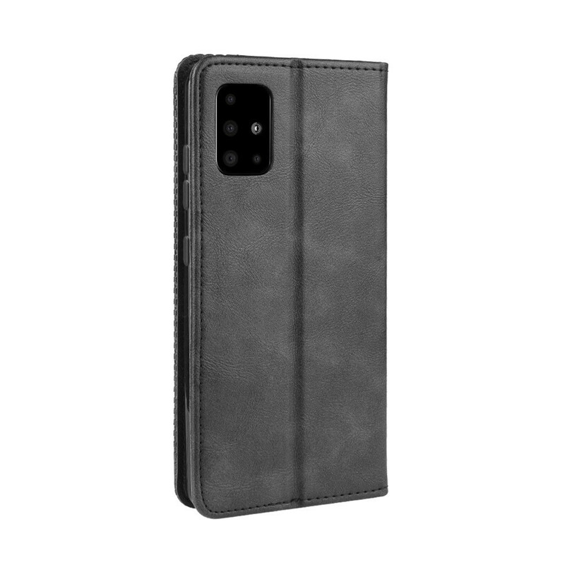 Flip Cover Samsung Galaxy S20 Vintage-Leder-Effekt Stilisiert