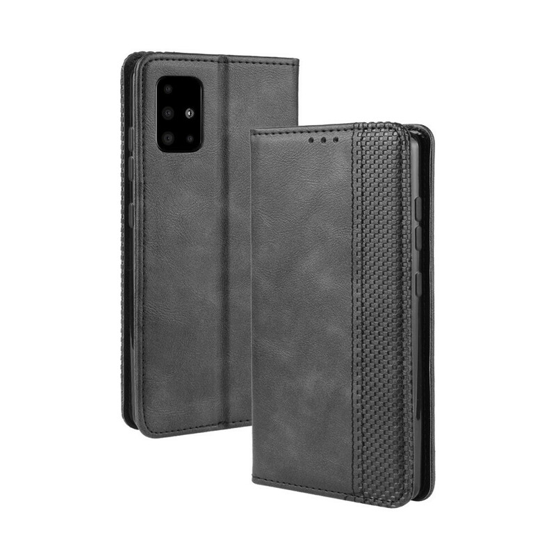 Flip Cover Samsung Galaxy S20 Vintage-Leder-Effekt Stilisiert