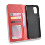 Flip Cover Samsung Galaxy S20 Vintage-Leder-Effekt Stilisiert