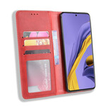 Flip Cover Samsung Galaxy S20 Vintage-Leder-Effekt Stilisiert
