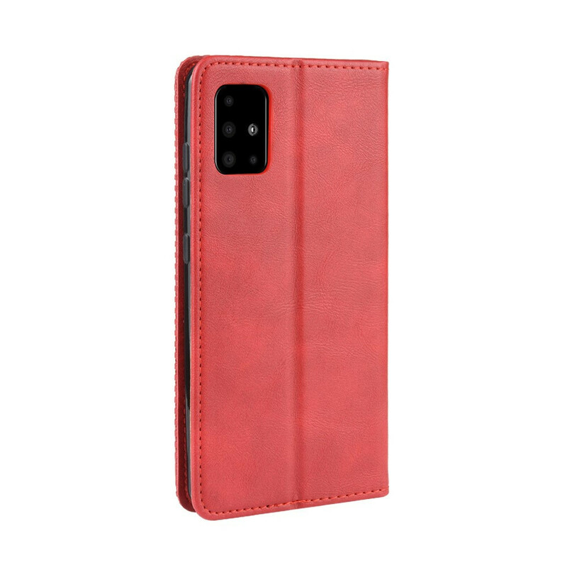 Flip Cover Samsung Galaxy S20 Vintage-Leder-Effekt Stilisiert