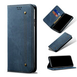 Flip Cover Samsung Galaxy S20 Stoff Jeans