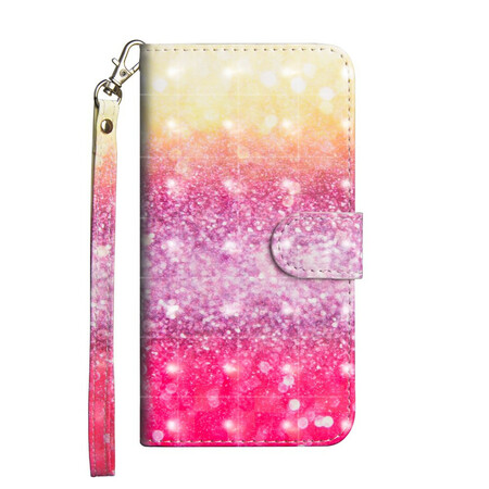 Hülle Samsung Galaxy A10e Gradient Glitter Magentas