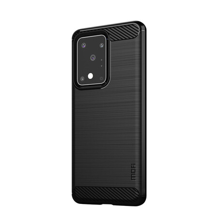 Samsung Galaxy S20 Ultra Kohlefaser Cover Gebürstet MOFI