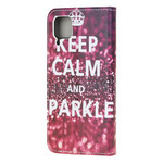 Huawei P40 Lite Keep Calm and Sparkle Hülle