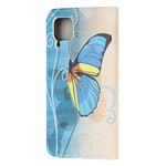 Huawei P40 Lite Schmetterling Royal Tasche