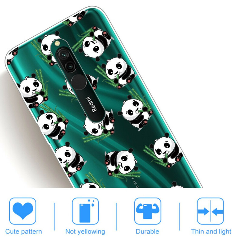 Xiaomi Redmi 8 Kleine Pandas Cover