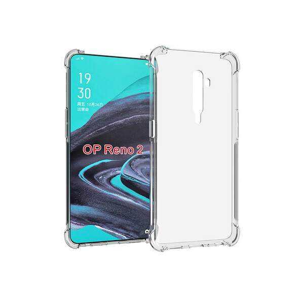 Oppo Reno 2 Cover Transparent Verstärkte Ecken