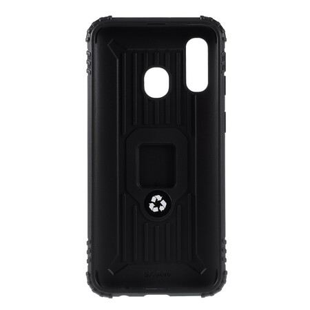 Samsung Galaxy A40 Ring und Kohlefaser Cover