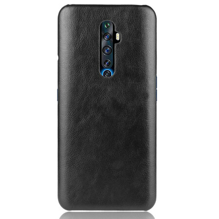 Oppo Reno 2Z Hülle in Lederoptik Litchi