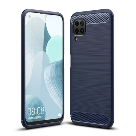 Huawei P40 Lite Kohlefaser Cover Gebürstet