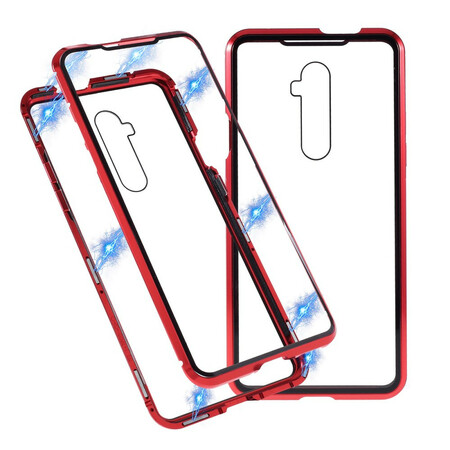 OnePlus 7T Pro Hülle mit Metall- und Hartglaskanten