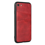 iPhone Cover 8 / 7 Textur Leder Doppelte Kartenhalter