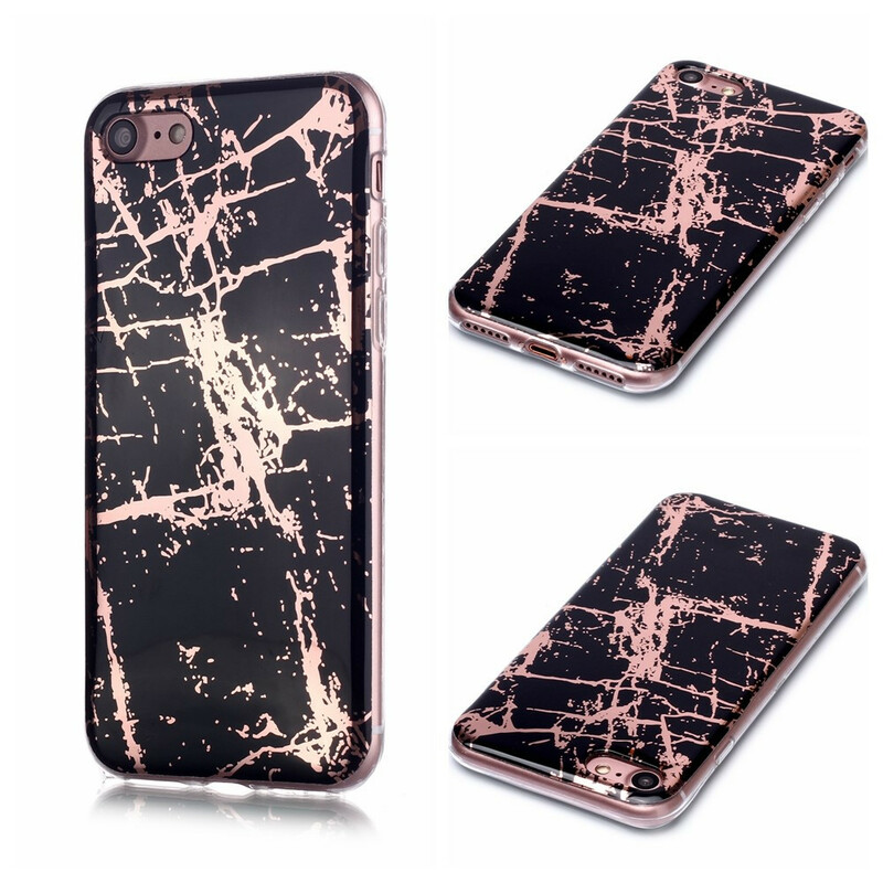 iPhone Cover 8 / 7 Marmor Geometrie Farbig