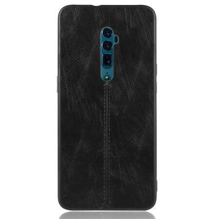 Oppo Reno 10x Zoom Style Leder Naht Cover