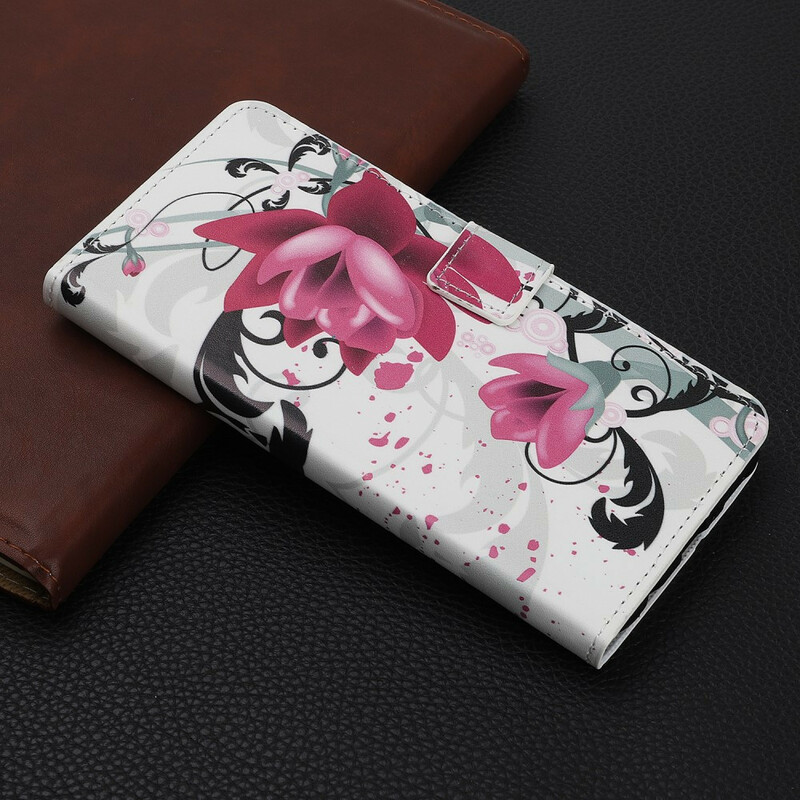 Xiaomi Redmi Note 8 Pro Hülle Tropical Flowers