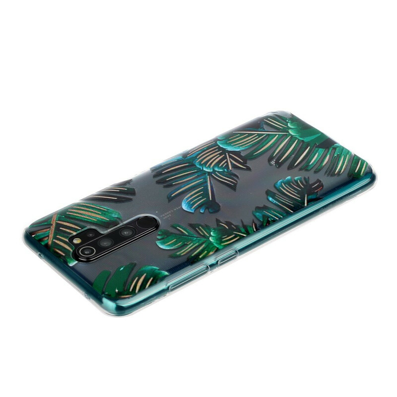 Xiaomi Redmi Note 8 Pro Cover Grüne Blätter