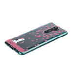 Xiaomi Redmi Note 8 Pro Cover Blütenblätter und Katze