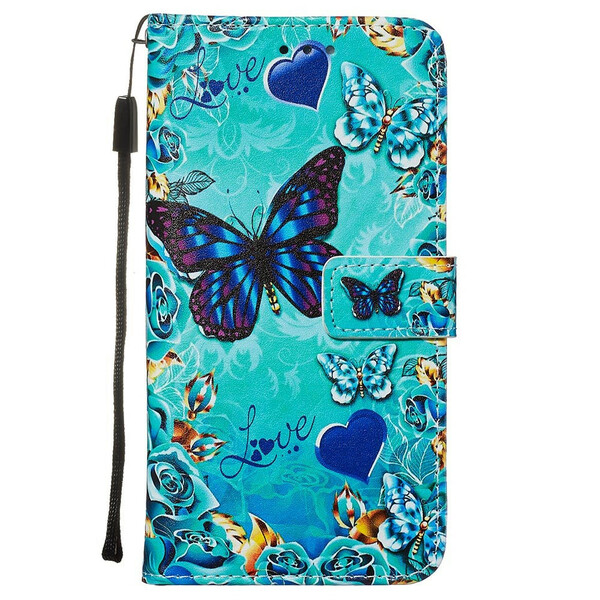 Xiaomi Redmi Note 8 Pro Love Butterflies RiemenTasche