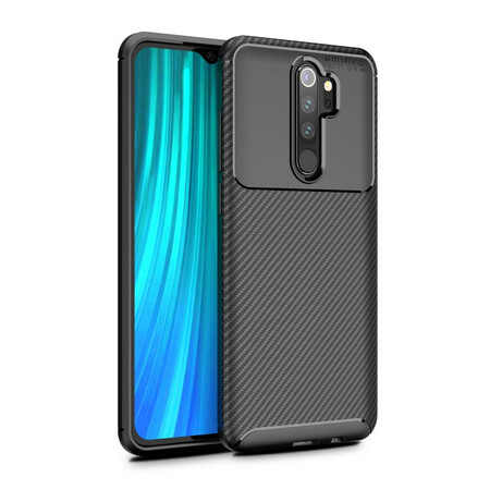 Xiaomi Redmi Note 8 Pro Flexible Kohlefaser Texture Cover