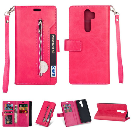 Xiaomi Redmi Note 8 Pro Tasche Geldbörse mit Umhängeband
