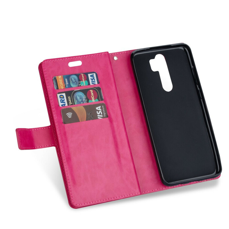 Xiaomi Redmi Note 8 Pro Tasche Geldbörse mit Umhängeband