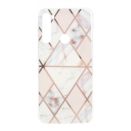 Xiaomi Redmi Note 8 Marmor Geometrie Cover Farbig