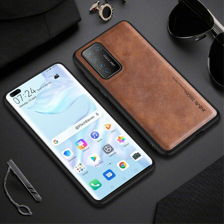 Huawei P40 Pro Cover Vintage-Leder-Effekt