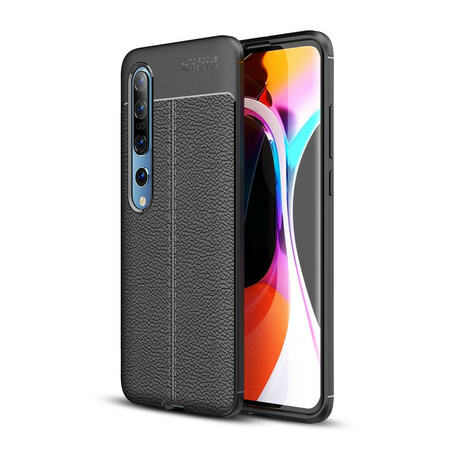 Xiaomi Mi 10 / 10 Pro Cover Lederoptik Litschi Double Line